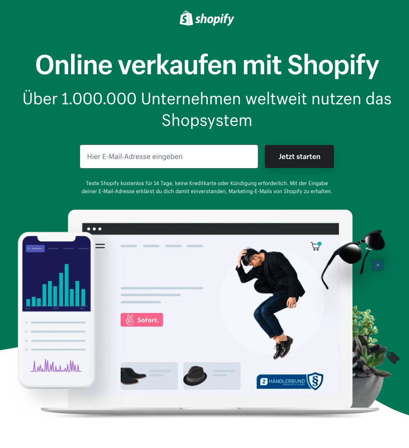 Shopify Shop erstellen