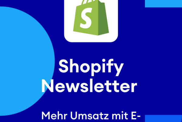 Shopify Newsletter Beispiel für optimale Einrichtung.